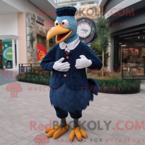 Navy Truthahn Maskottchen...
