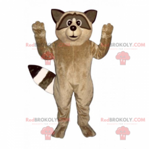 Mascotte bruine wasbeer - Redbrokoly.com