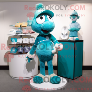 Teal Ice mascottekostuum...