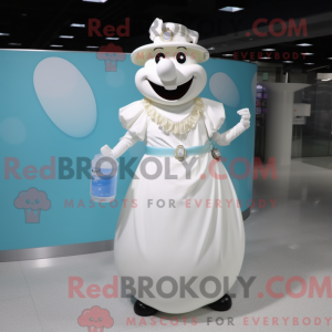 Cream Bottle Of Milk mascot...