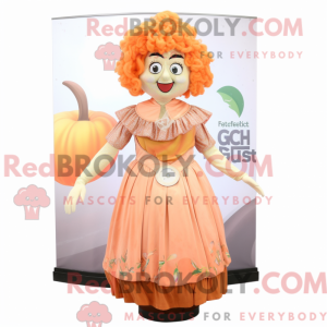 Maskottchenkostüm Peach...