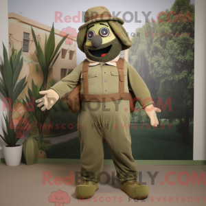 Olive Chief mascottekostuum...