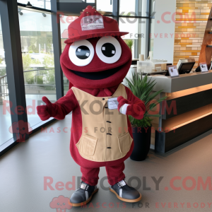 Disfraz de mascota Maroon...