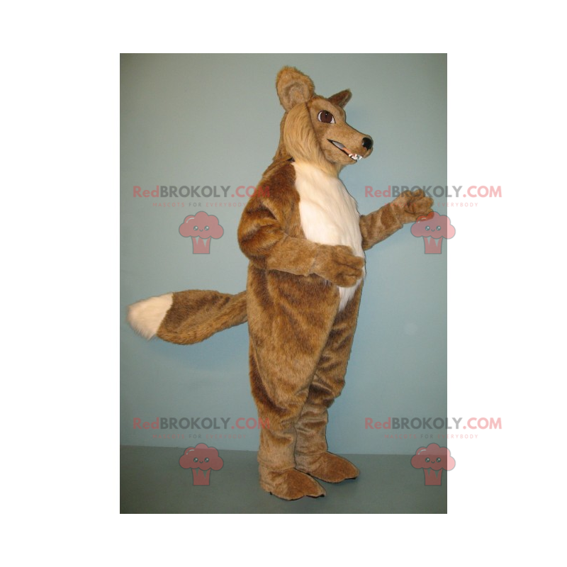 Långhårig rävmaskot - Redbrokoly.com
