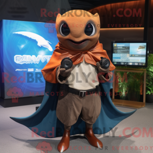 Rust Manta Ray maskot...