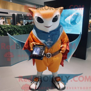 Costume de mascotte de raie...