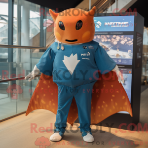 Rust Manta Ray maskot...