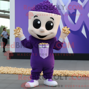 Postava maskota Purple Pop...