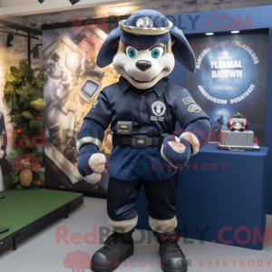 Disfraz de mascota Navy...
