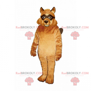 Maskot Fox s černýma očima - Redbrokoly.com