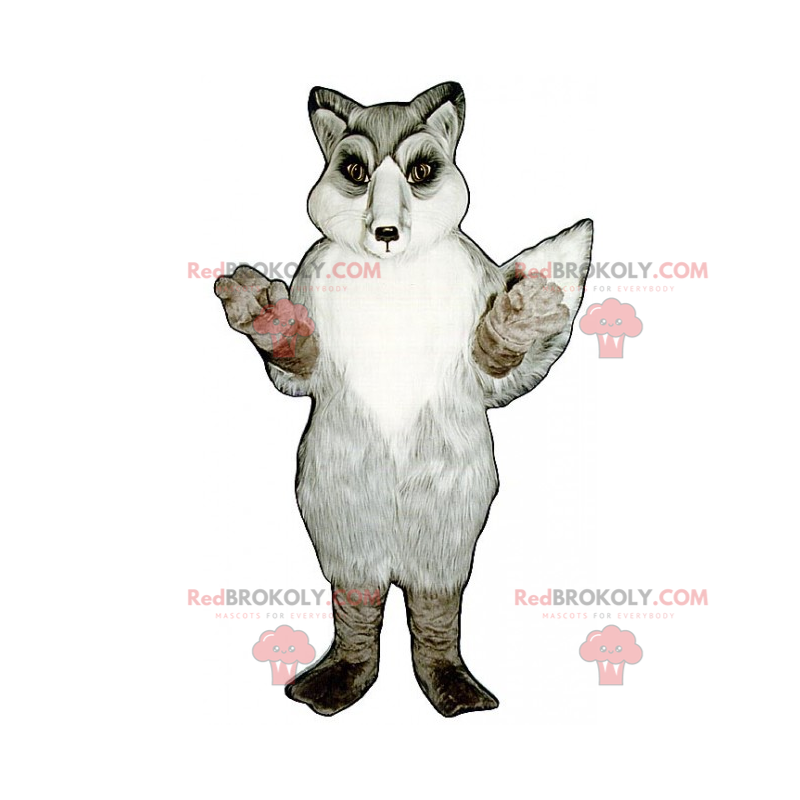 Schneefuchs Maskottchen - Redbrokoly.com