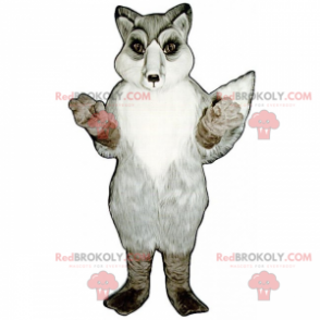 Mascotte de renard des neiges - Redbrokoly.com