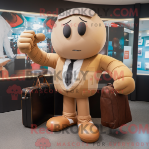 Postava maskota Tan Boxing...