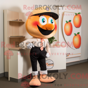 Peach Horseshoe mascot...