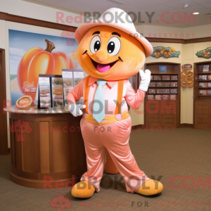 Peach Horseshoe maskot...