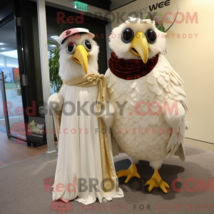 Olive Hawk mascotte kostuum...