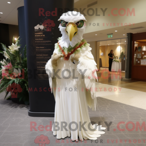 Olive Hawk mascot costume...
