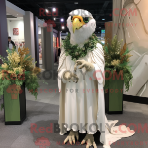 Olive Hawk mascot costume...