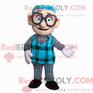 Turkis Mime maskot kostume...