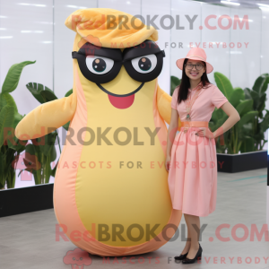 Peach Baa maskot kostume...