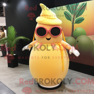 Peach Baa-mascottekostuum...