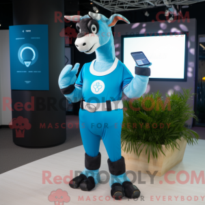 Disfraz de mascota Sky Blue...