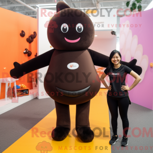 Sort chokolade maskot...