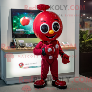 Red Cherry maskotdraktfigur...