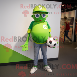 Limegrønn...