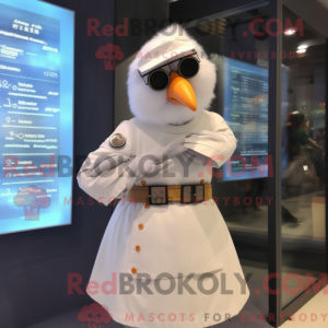 Cream Seagull maskot...