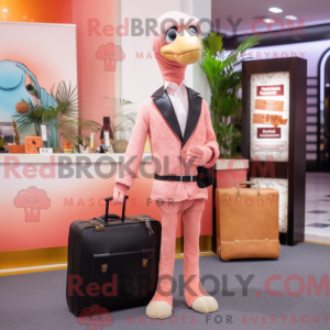 Fersken struts maskot drakt...