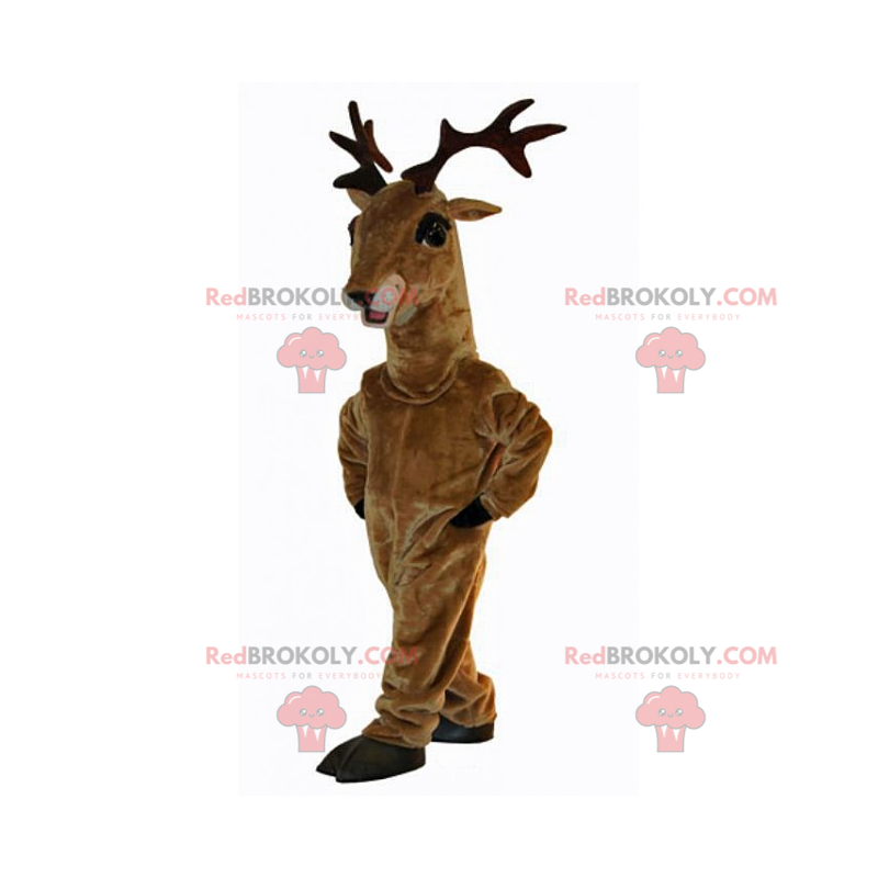 Mascote de rena - Redbrokoly.com