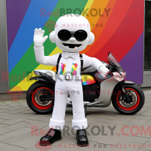 White Rainbow mascot...