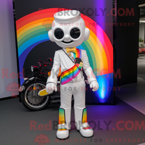 White Rainbow mascot...