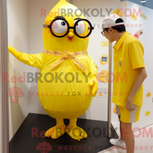 Yellow Chicken mascot...