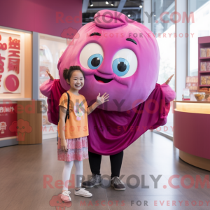 Magenta Dim Sum maskot...