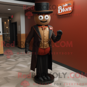 Brun Ring Master maskot...