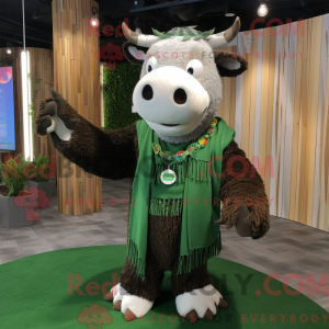 Mascotte de vache Hereford...