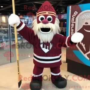 Maroon Ice Hockey...
