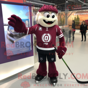 Maroon Ice Hockey...