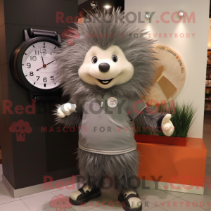 Grå piggsvin maskot...