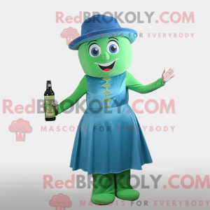 Blue Green Beer maskot...