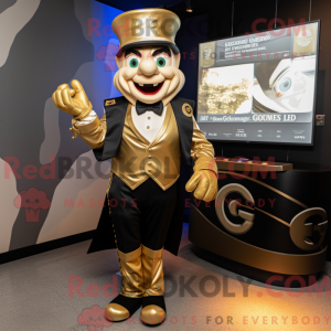 Personaggio mascotte Gold...