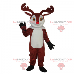 Mascota del reno de Santa - Redbrokoly.com