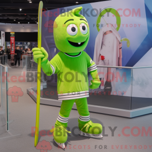 Lime Green Ice Hockey Stick...