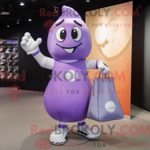 Lavendel boksehanske maskot...
