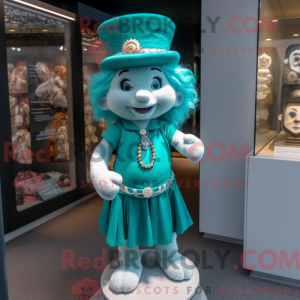 Blågrøn Leprechaun Hat...
