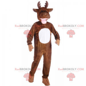 Mascotte de renne marron - Redbrokoly.com