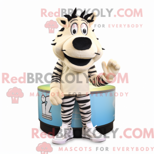 Costume mascotte de zèbre...