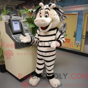 Costume mascotte de zèbre...